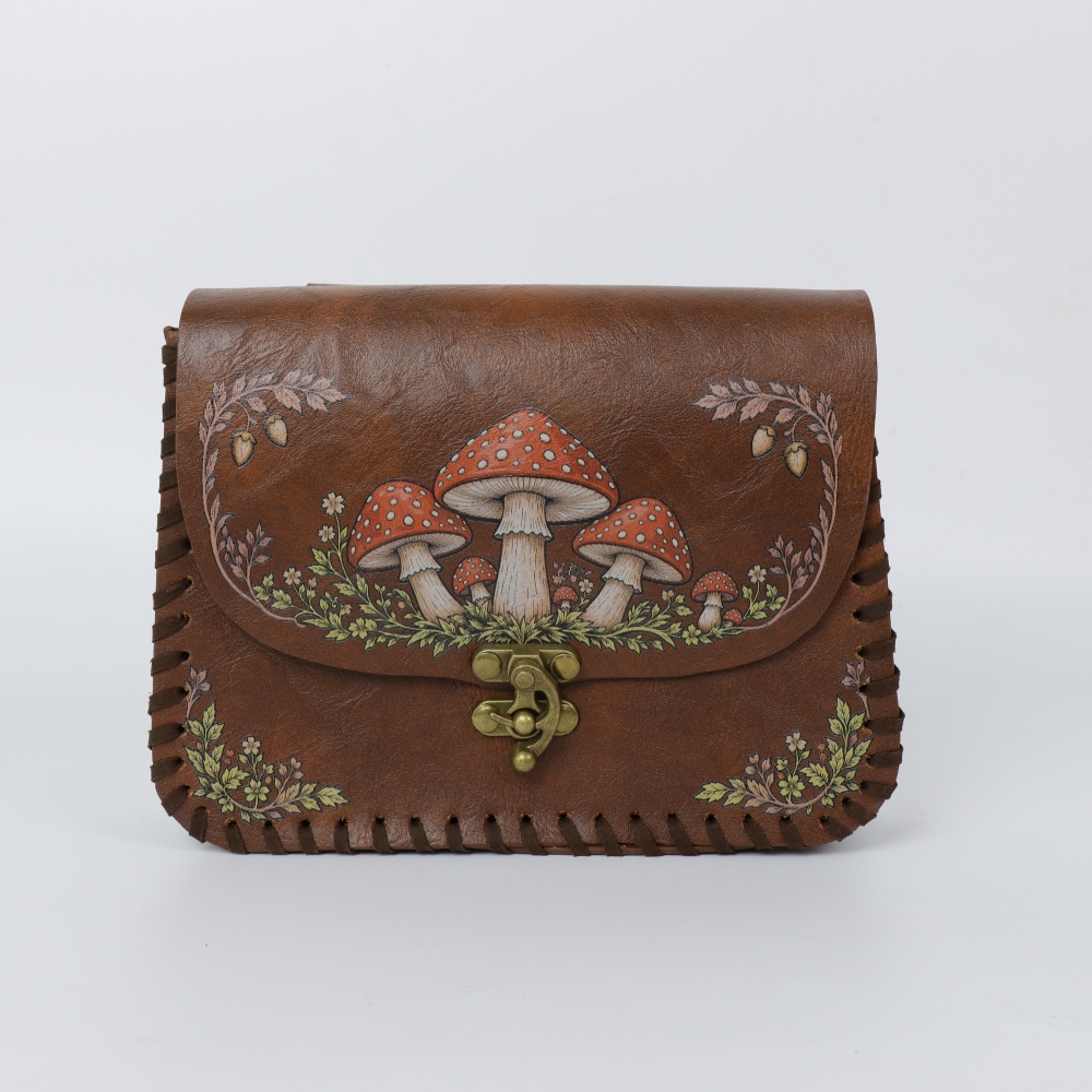 1 Buah Tas Pinggang PU Motif J - Belt Bag Leather Wide ulasan dan harga
